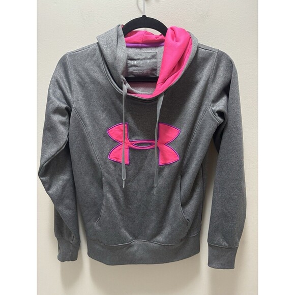 Under Armour Cold Gear Semi Fitted‎ Pullover Hoodie Size Xs - Picture 1 of 6